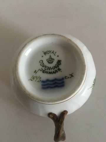 Royal Copenhagen Fuld Saksisk Blomst Creme Kop No 1542 (uden underkop) - Danam Antik