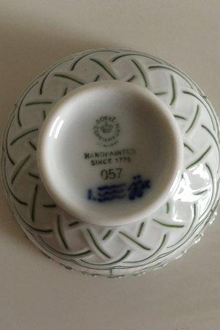 Royal Copenhagen Grøn Musselmalet Halvblonde Skål No 057 - Danam Antik