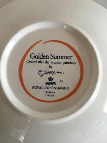 Royal Copenhagen Gylden Sommer Dyb Tallerken No. 704 - Danam Antik