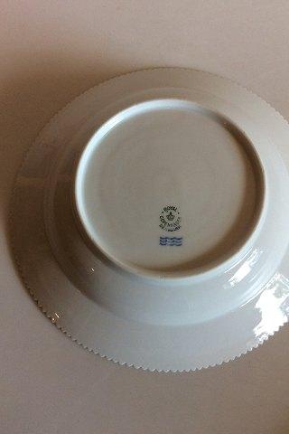 Royal Copenhagen Hvid Flora Danica Perle Stel Dybtallerken 3546 - Danam Antik