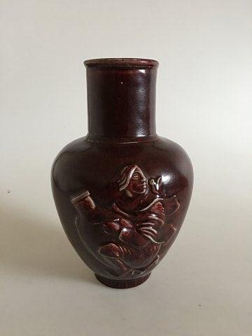 Royal Copenhagen Jais Nielsen vase i Okseblodsglasur No 20247 - Danam Antik