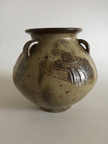 Royal Copenhagen Jais Nielsen Vase i Sung Glasur No 2757 - Danam Antik