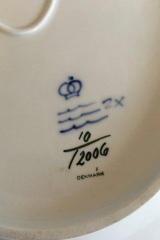 Royal Copenhagen Juliane Marie Stort Ovalt Serveringsfad No 12006 - Danam Antik