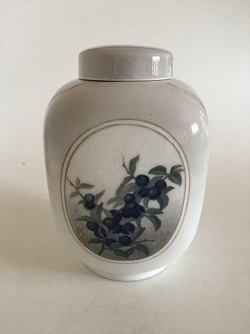 Royal Copenhagen Kvadratisk Art Nouveau Unika Vase med Låg - Danam Antik