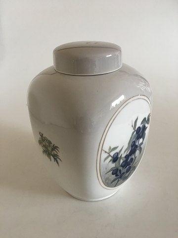 Royal Copenhagen Kvadratisk Art Nouveau Unika Vase med Låg - Danam Antik