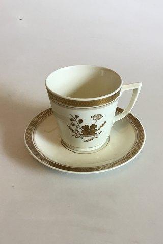 Royal Copenhagen Liselund (Gammel) Kaffekop med underkop No 947/9481 - Danam Antik