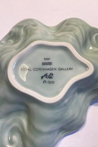 Royal Copenhagen Lysegrøn Konkylie Skål No. 5351 Limited Edition No. 89/500 - Danam Antik