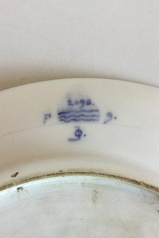 Royal Copenhagen Motiv Platte med unika motiv No 2098. Signeret af Oluf Jensen. Fra September 1890 - Danam Antik