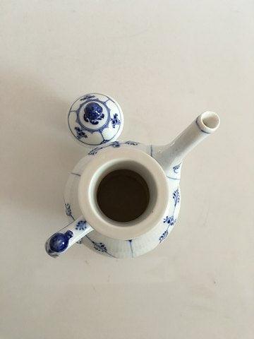 Royal Copenhagen Musselmalet Riflet Kaffe Kande No 47 - Danam Antik