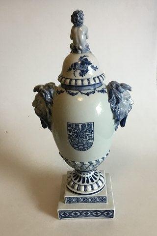 Royal Copenhagen Musselmalet Unika Vase af Oluf Jensen Bonnesen Stel - Danam Antik