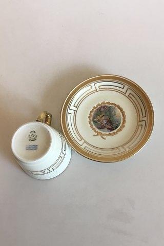 Royal Copenhagen Mytologisk dekoration med Amor Kaffekop - Danam Antik