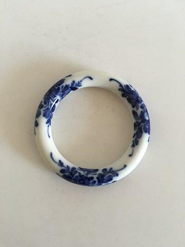 Royal Copenhagen Porcelæn Armring med Blå Blomst Motiv - Danam Antik