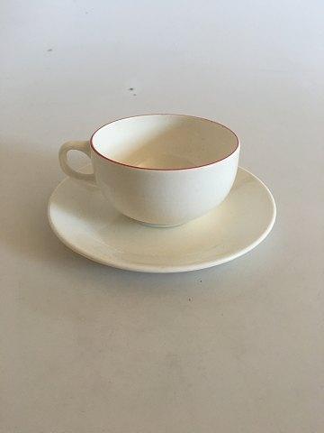 Royal Copenhagen Rødtop/Rødkant kaffekop No 3042/3043 - Danam Antik