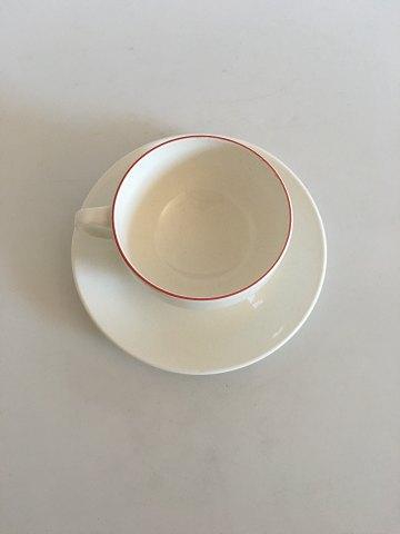 Royal Copenhagen Rødtop/Rødkant kaffekop No 3042/3043 - Danam Antik