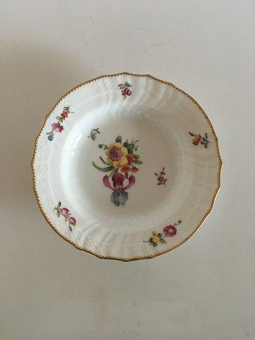 Royal Copenhagen Saksisk Blomst Dybtallerken No 1617 - Danam Antik