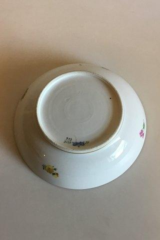 Royal Copenhagen Saksisk Blomst, Glat Skål No 493/9024 - Danam Antik