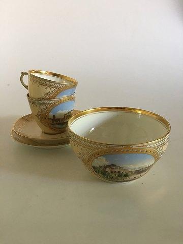 Royal Copenhagen Tete a Tete service fra 1860 - Danam Antik