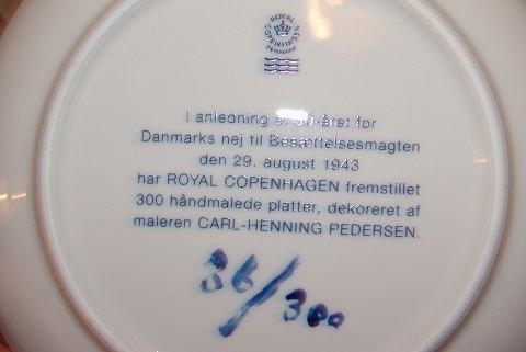 Royal Copenhagen Unika Tallerkener af Carl-Henning Pedersen - Danam Antik