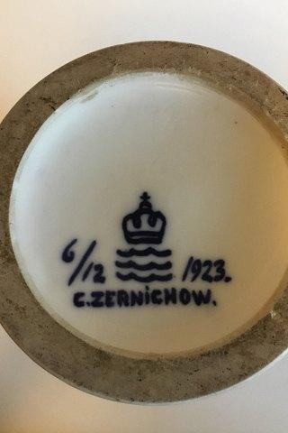 Royal Copenhagen Unika Vase med Citroner af Cathrine Zernichow fra den 6. December 1923 - Danam Antik