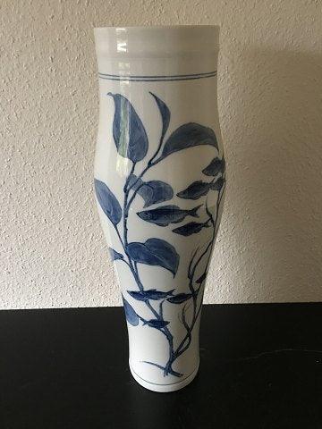 Royal Copenhagen Unika Vase med Fisk fra 1991 - Danam Antik