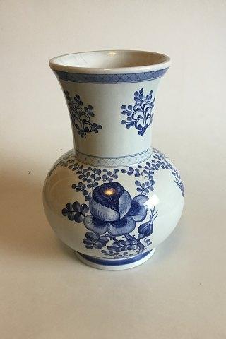 Royal Copenhagen/Aluminia Blå Tranquebar Stor Vase No 3038/978 - Danam Antik