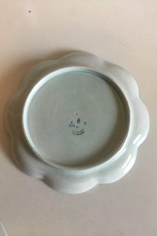 Royal Copenhagen/Aluminia Blå Tranquebar Vinkøler med underfad No 11/993 - Danam Antik