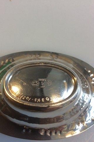 Sjælden Georg Jensen Paris Sterling Sølv skål No 5 - Danam Antik