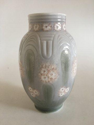 Stor Flot Royal Copenhagen Art Nouveau Vase Unika - Danam Antik