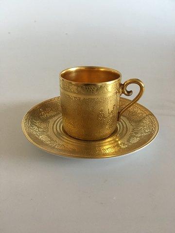 Tirschenreuth Porcelæns Kop i Guld - Danam Antik