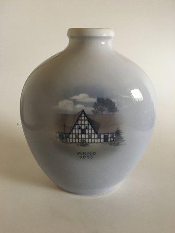 Unika Kongelig Porcelæns vase af Richard Bøcher fra 1933 - Danam Antik